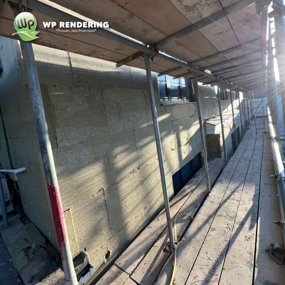 WpRendering's tweet image. Moor Hall, Kidderminster – EWI in progress using Class A1 Rockwool (110mm) achieving a 0.3 U-value. 

Includes a 25-year insurance-backed warranty. More updates to follow. 

Free survey: 01684 567183 wprendering-plastering.co.uk

#WPRendering #EWI #Rockwool #Rendering #Kidderminister