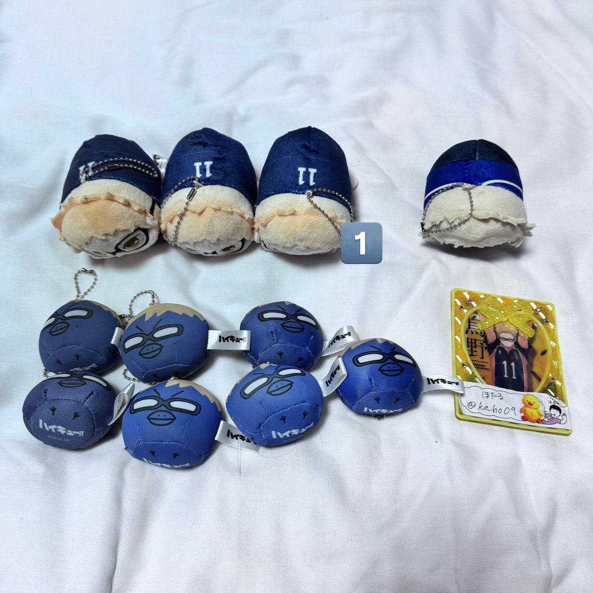 ハイキュー ぬいぐるみ もちマス ふわコロりん 譲渡

譲→画像 ぬい 月島蛍

求→定価＋送料 
お支払い方法は銀行振込、メルペイ＞pay×2、その他
数字はもう一点ございます
特典は少しレート額になります。

1点からでもお気軽にお声掛けください！