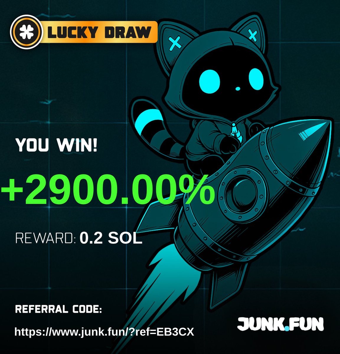 I'm up +2900.00% by junking my dead memecoins on <a href="/junkfun_/">junk.fun</a> this week. Way too easy.
Thanks <a href="/mantanetwork/">Manta Network (🔱,🔱)</a> and <a href="/bonk_inu/">BONK!!!</a>!
Junk your dead memes too: junk.fun/?ref=EB3CX