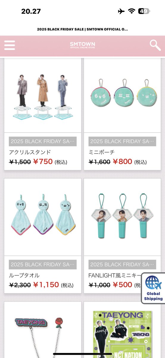 haetnimgo's tweet image. 🩷 OPEN PO — SMTOWN JP BLACK FRIDAY CLEARANCE SALE

🖇️ shop-smtown.jp/category/black…

♡ price x 116 (first payment)

📦 tax — estimation &amp;gt; tanya ke chat

🛒 order &amp;gt; DM
📆 deadlines until sold out

❌ shipping tax (di ina)
📦 include packing
🏡 jabodetabek

# wts aespa nct dream 127…