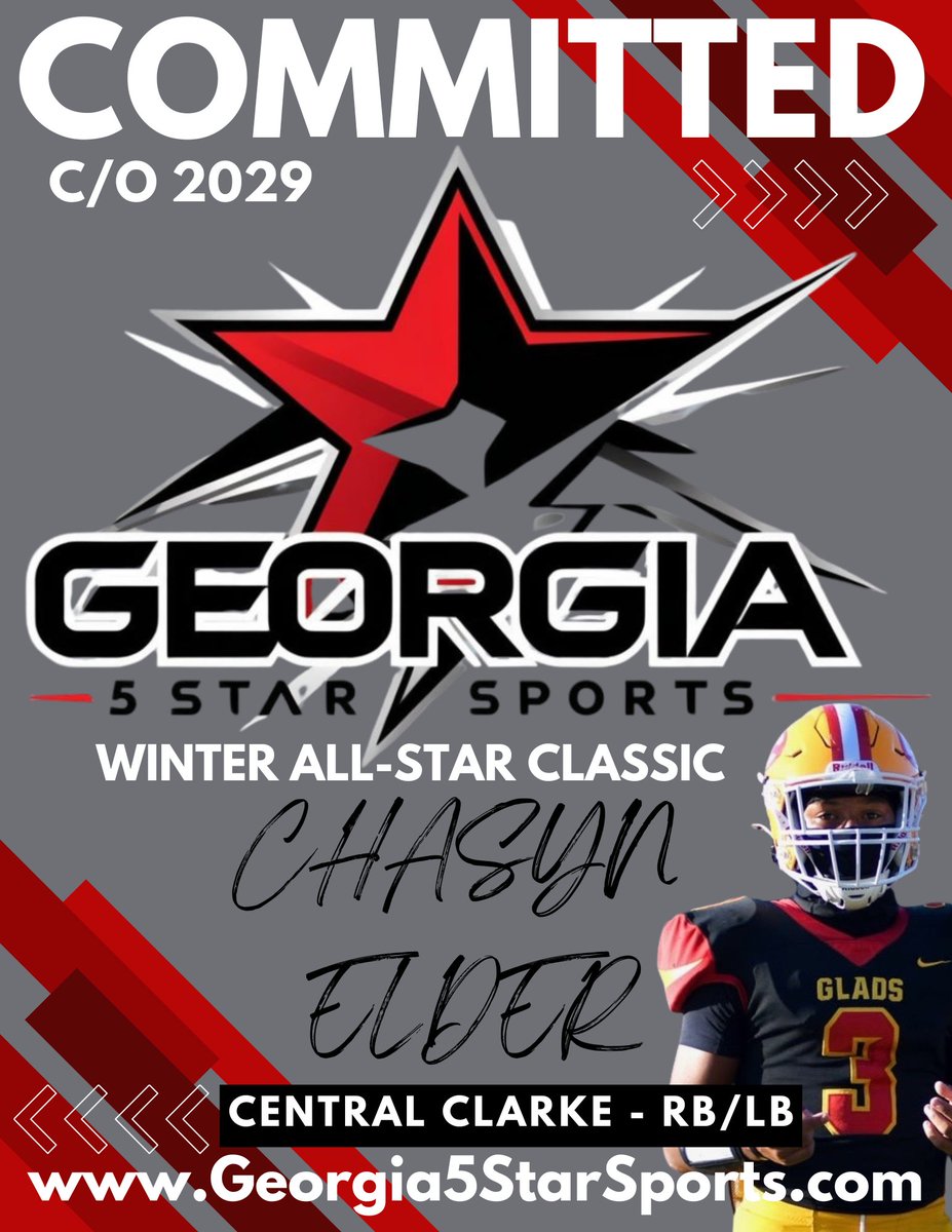 GA5StarSports's tweet image. #Committed RB/LB - 2029 @chasynszn92857 playmaker on both sides of the ball at RB/LB. Chasyn is dominating the competition with his @cchsfb team this fall. We look forward to seeing Chasyn in action at our Underclassmen Winter All-Star Classic! #CertifiedBigDawg @recruitgeorgia