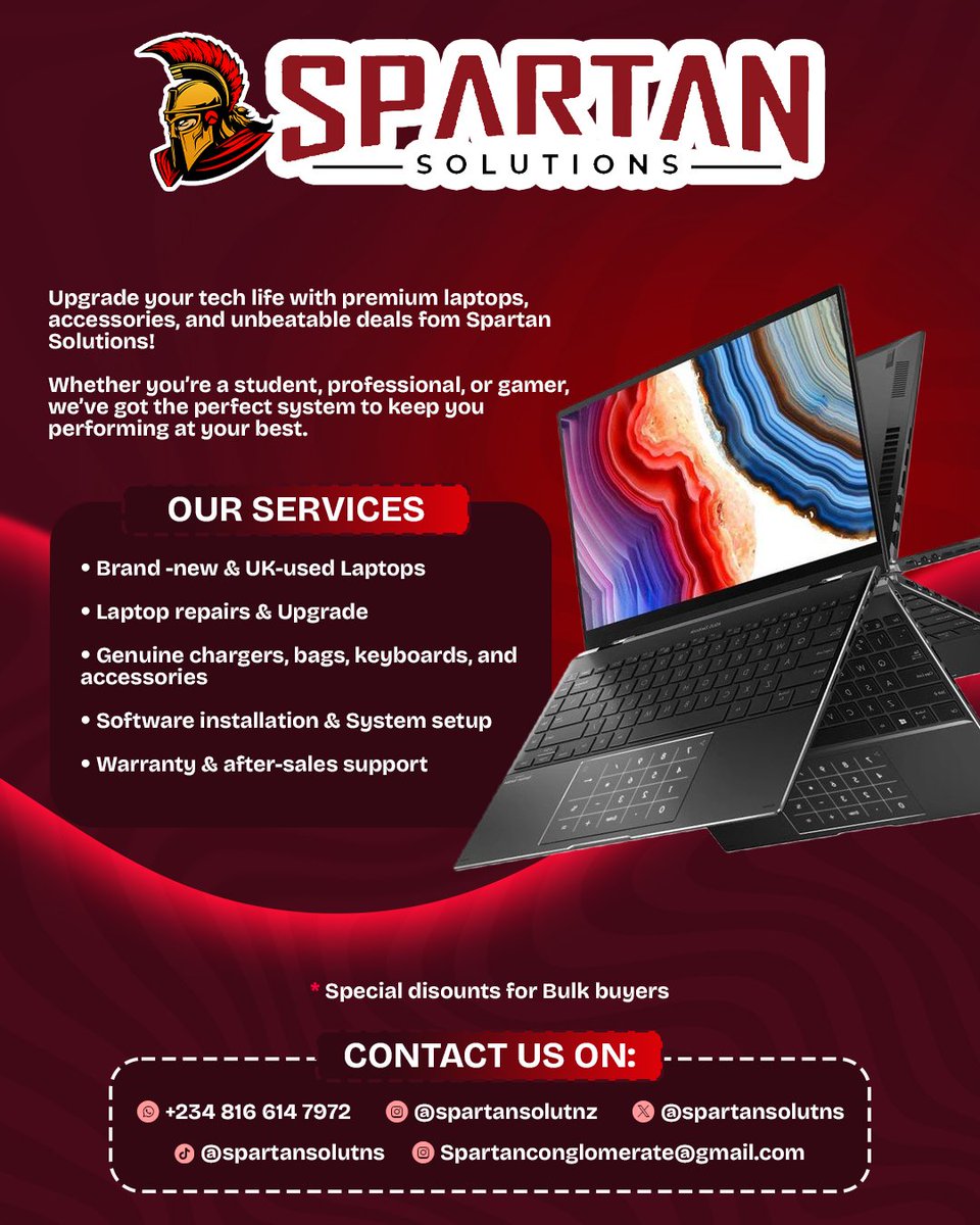 SirDavidBent's tweet image. Dell Latitude 3189/3190
4gb &amp;amp; 8gb Ram/ 128gb SSD
Intel Pentium/ Touchscreen
Backlit/ Webcam

4gb Price - N180,000
8gb Price - N200,000

Gift: a free MTN mifi 

Contact @SpartanSolutns to place your order or check their catalogue on WhatsApp: wa.me/2348166147072

Don&apos;t miss…