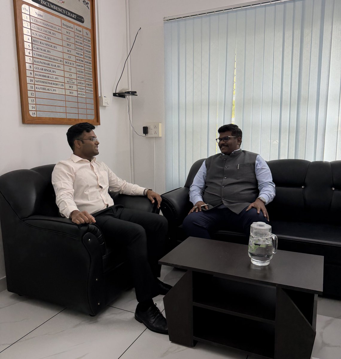 poechennai's tweet photo. PoE Chennai &amp; Cochin (I/C) Shri Rajkumar M met Shri Rajthilak (Fisheries) and Shri Somashekar (Labour), #Lakshadweep, to strengthen safe and legal emigration systems and understand the UT’s overseas employment potential and current ecosystem. @ProtectorGenGOI https://t.co/2rIAw0FgA8