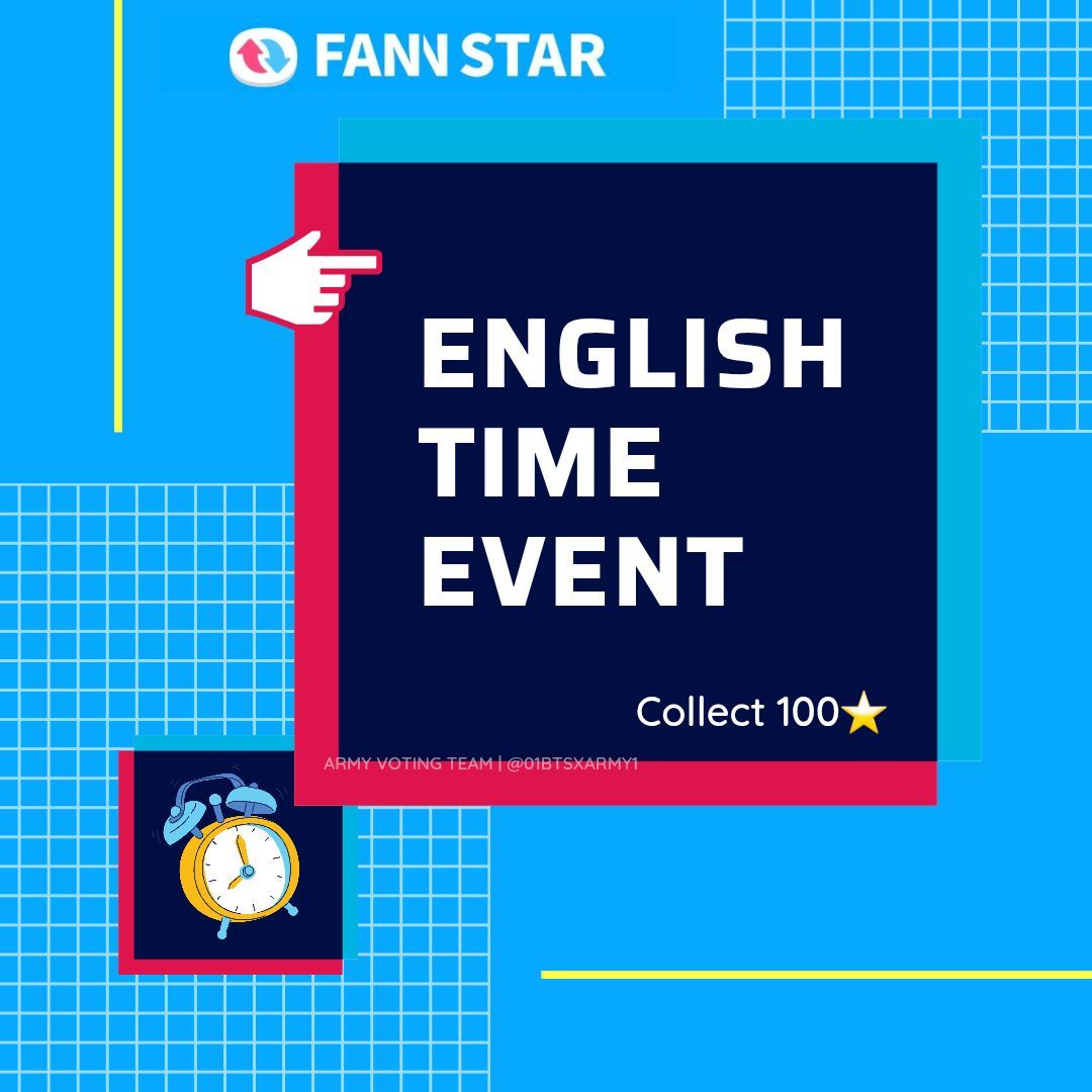 01Btsxarmy1's tweet image. [⏰] FNS TIME EVENT

ENGLISH TE 2
⏳10:50PM - 11:50PM KST

✅ Claim 100⭐️
✅️ Max. 200⭐️ &amp;amp; 2 GP (Time Event 1 + Time Event 2)
✅️ Level up GPoint

Claim it now!
❓️Guide: bit.ly/AVT_FNS_Guide
