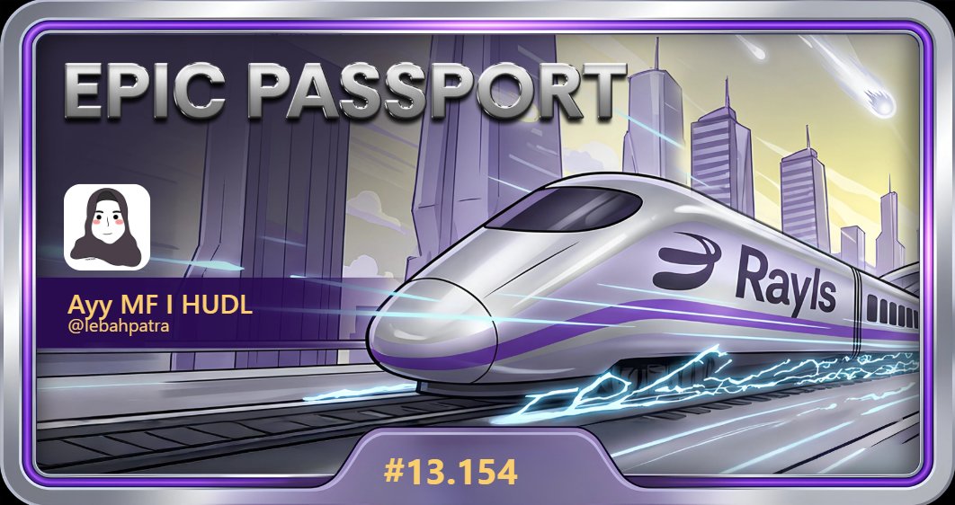 The Rayls manifesto just went live. The early passports are disappearing fast! Get yours before the train leaves the station.

#13.154!

 raylsmanifesto.com