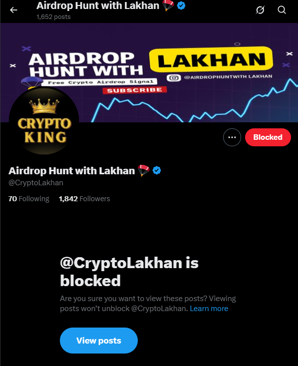 Anyone following me should be aware this user is spreading a lot of misinformation about the <a href="/grass/">Grass</a> project

While he tries to share updates, he also spreads outright fake claims about the project

Possibly a language barrier
Likely baiting engagement

Follow with caution