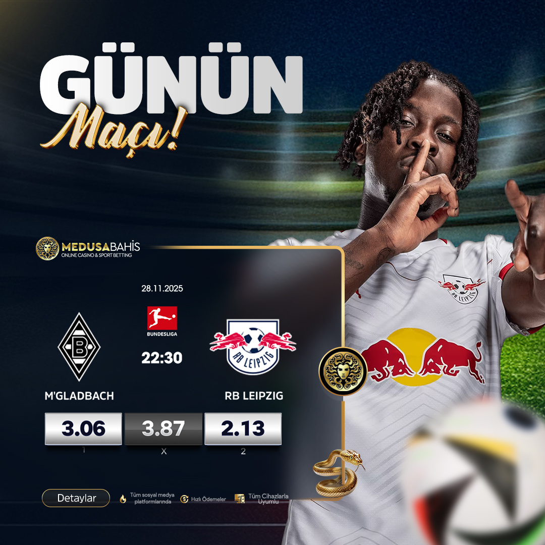 Festwin_n's tweet photo. ⚡ Festwin_n

🎯 GÜNÜN MAÇI:
⚽ M’Gladbach 🆚 RB Leipzig | 22:30 | Bundesliga
Festwin’de kazanç ateşi Bundesliga ile yanıyor! ⚽🔥
👉 https://t.co/z3fwN3bYPs
#Festwin #Mgladbach #RBLeipzig #Bundesliga #BahisZamanı #KazançVakti https://t.co/dGOxMJ3sll