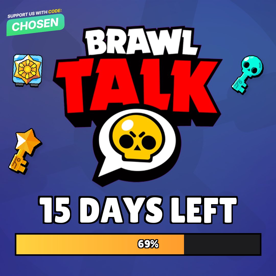15 Days until the next Brawl Talk! ⏳

#BrawlStars #BrawlTalk