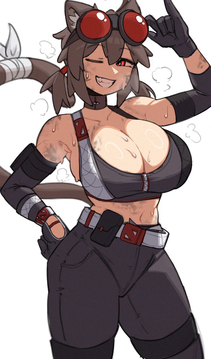 sengote's tweet photo. Big, sweaty, meaty cat tits https://t.co/zP7bV0E35g