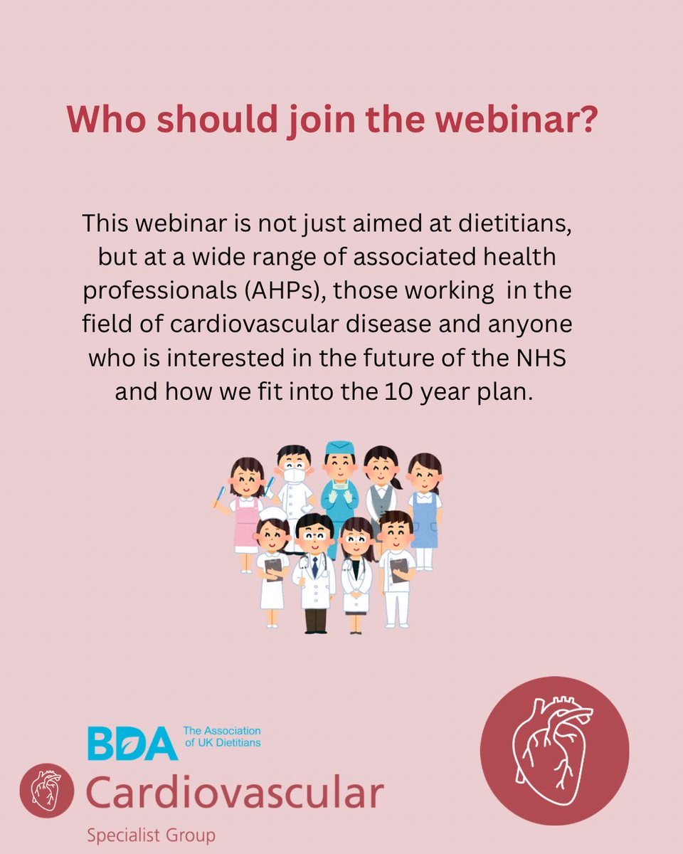 BDA_CVD's tweet photo. VERY EXCITING ANNOUNCEMENT!!
We are super excited to share that our first webinar will be held online on the 11th December !!

More information to come on speakers but for now here is a sneak peak of what is to come.
@BDA_Dietitians @DSG_BDA @drtom_butler @BDA_Obesity https://t.co/qAqYb00vHT