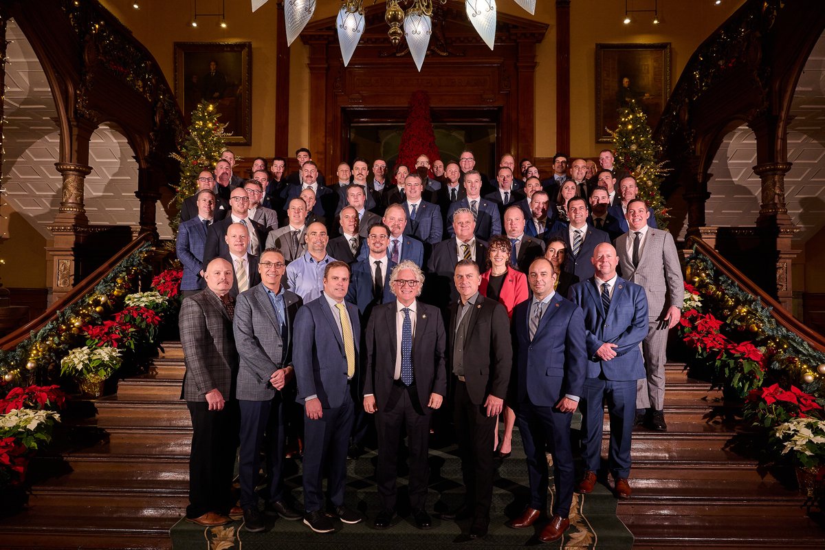 opffa's tweet image. OPFFA’s 2025 Legislative Conference and Lobby Day is a wrap! Thank you to all delegates for your strong advocacy, and thank you to the Ministers, MPPs, and staff who took meetings with us and attended our reception at Queen’s Park. Together, we continue to push for stronger…