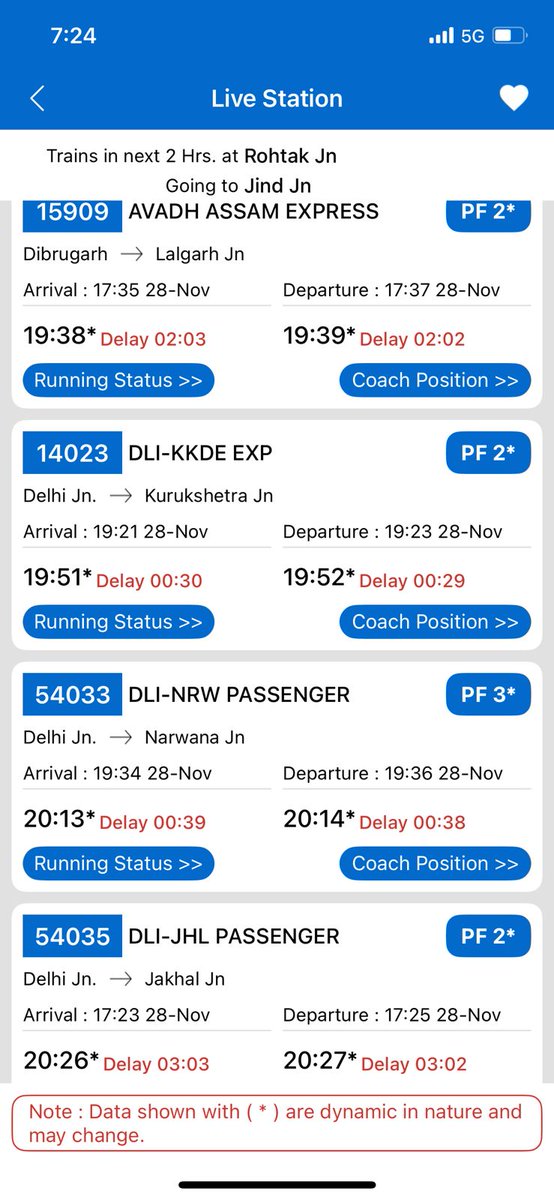 <a href="/drm_dli/">DLI Division NR</a> <a href="/GM_NRly/">GM Northern Railway</a> कृपया ट्रेन संख्या 54035को रोहतक से जाखल तक चलाकर जाखल से वापस जींद तक लाने की कृपा करे और दिल्ली से जाखल तक 54033 चलाएँ जिससे यात्रियों को लाभ होगा क्योंकि सभी ट्रेनें एक साथ लगभग शाम 8 बजे तक रोहतक पहुँच जाती हैं  कृपया जनता की समस्याओं पर थोड़ा ध्यान दें