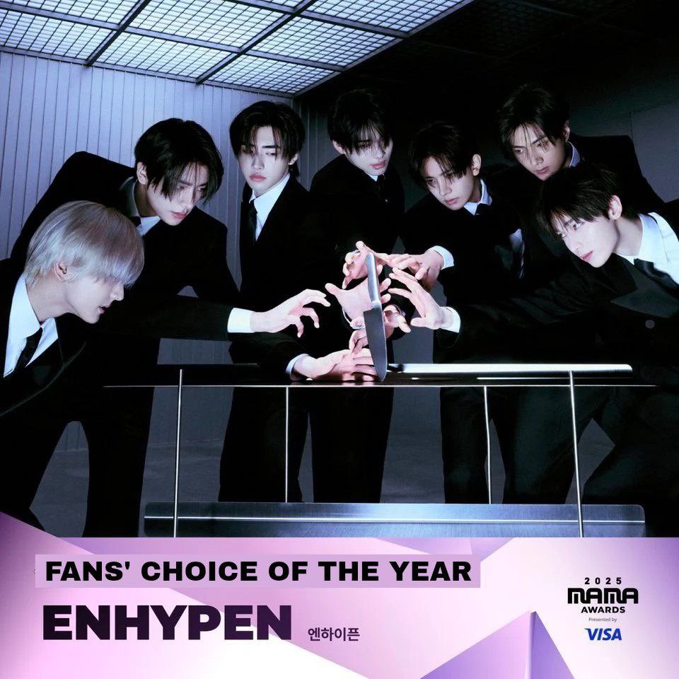 ENHYPEN WON MAMA DAESANG 🥹

#ENHYPEN_VISAFansChoice2025 #ENHYPEN_4thDaesang <a href="/ENHYPEN_members/">ENHYPEN</a> <a href="/ENHYPEN/">ENHYPEN OFFICIAL</a>