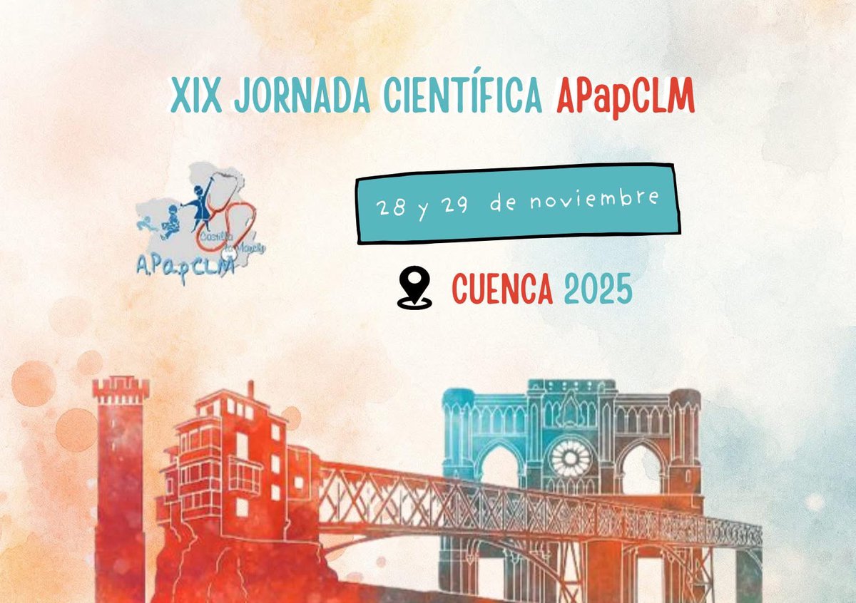 aepap's tweet photo. Hoy y mañana, 28 y 29 de noviembre , Jornada científica de los compañeros de Asociación de Pediatría de Atención Primaria de Castilla en #Cuenca Os esperamos! https://t.co/BYZhqfitxj