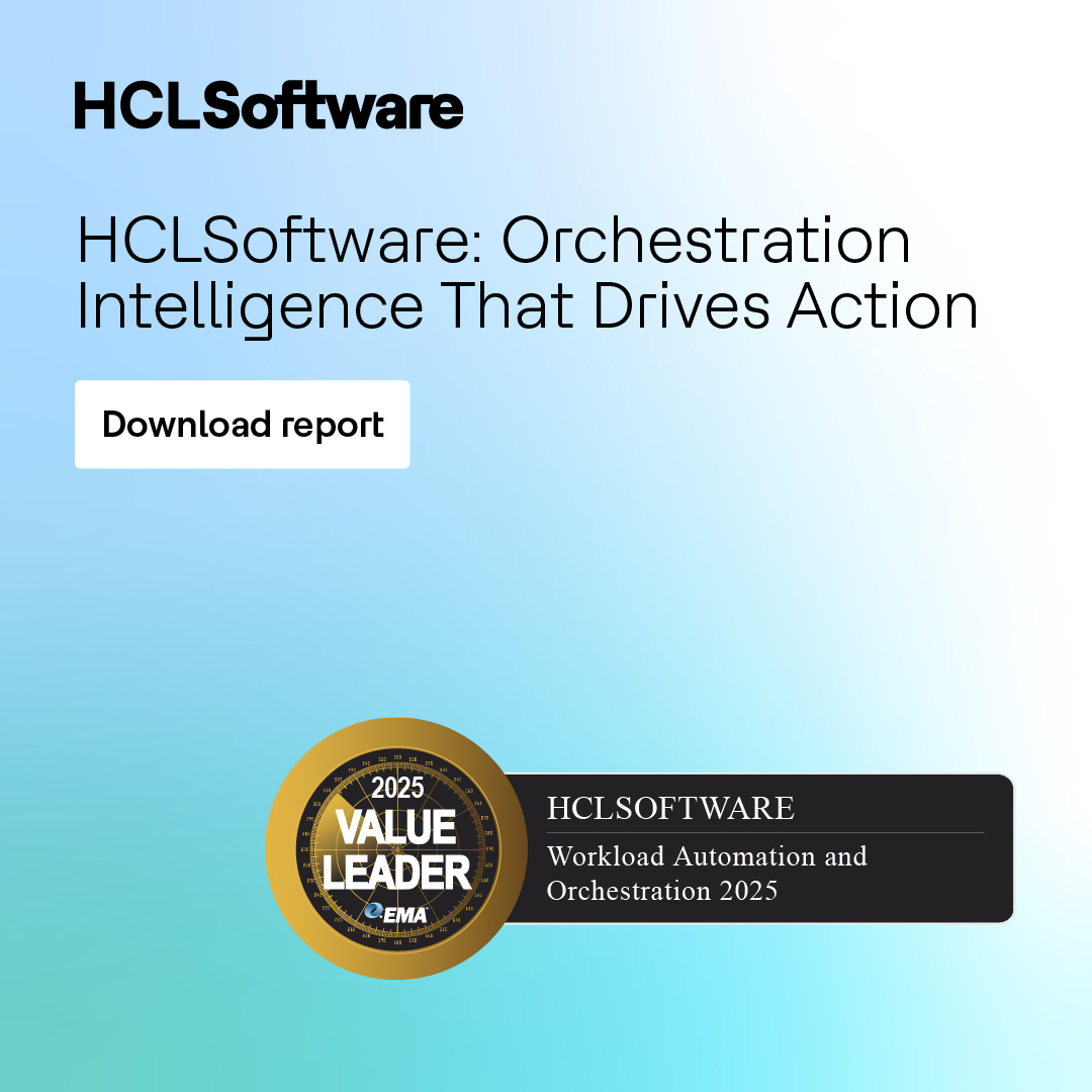See it. Understand it. Act on it.

Our platform integrates with Grafana, Splunk, Datadog, Dynatrace, and Instana, using AI-driven anomaly detection (AIDA) to turn monitoring data into closed-loop automation.

Discover why this drives our leadership.
hclsw.co/w50a6t