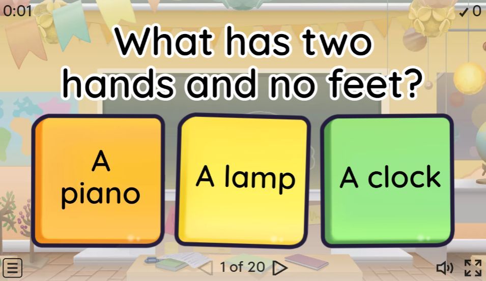getwordwall's tweet image. 🔍 Reading can be a game with our Riddles resource! Challenge your students to read, think, and solve while having fun. 🎉 Start solving: wordwall.net/resource/10141… --- #Wordwall #TeacherTips #TeachingTools #EdTech #InteractiveLearning #ClassroomIdeas #DigitalTeaching #Riddles