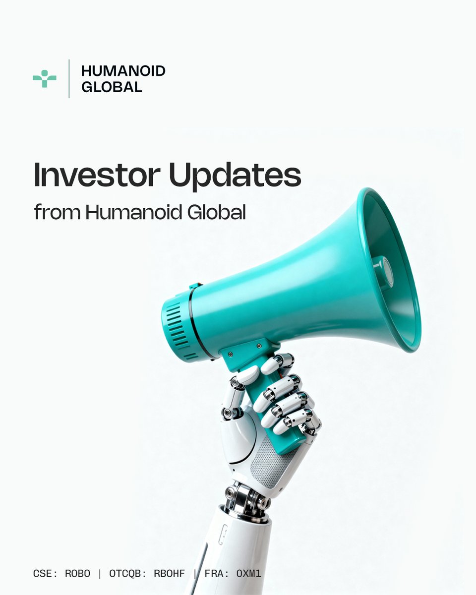 robo_humanoid's tweet image. 📩 Subscribe to Humanoid Global’s newsletter for updates on our portfolio companies and the latest breakthroughs in #HumanoidRobotics and embodied #AI.

🔗 ordnl.link/DI8tYqn

🇨🇦 #CSE: $ROBO 🇺🇸 #OTCQB: $RBOHF 🇩🇪 #FRA: #0XM1