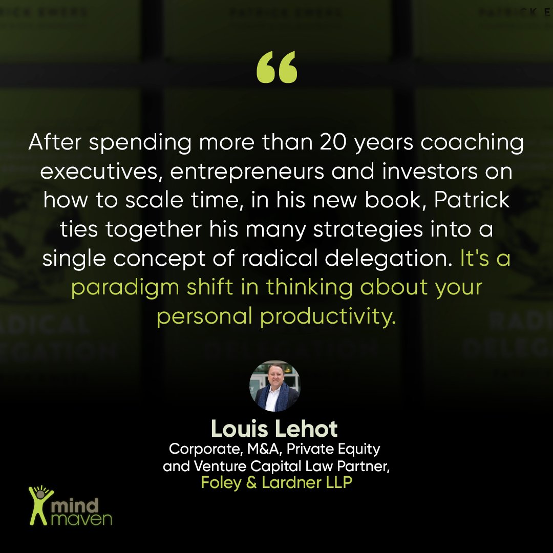 Most leaders try to scale their companies without scaling themselves.

That’s why Radical Delegation is resonating with top executives. It reframes productivity as a system, not a solo effort.

📘 Get your copy → hubs.li/Q03W6-kS0

#Leadership #RadicalDelegation