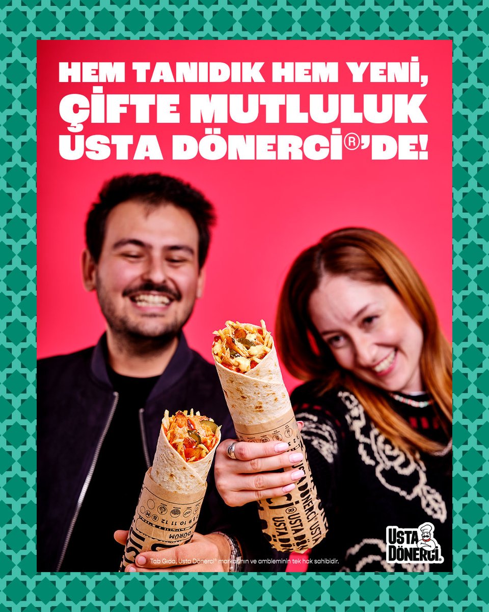 Tanıdık lezzeti bilirsin ama yeni haliyle bir kez daha seversin! 😋🔥
Sosu, tavuk döneri, turşusu ve leziz lavaşıyla Usta Dönerci®️’den Tavuk Döner Dürüm’ü denedin mi?
#UstaDönerci