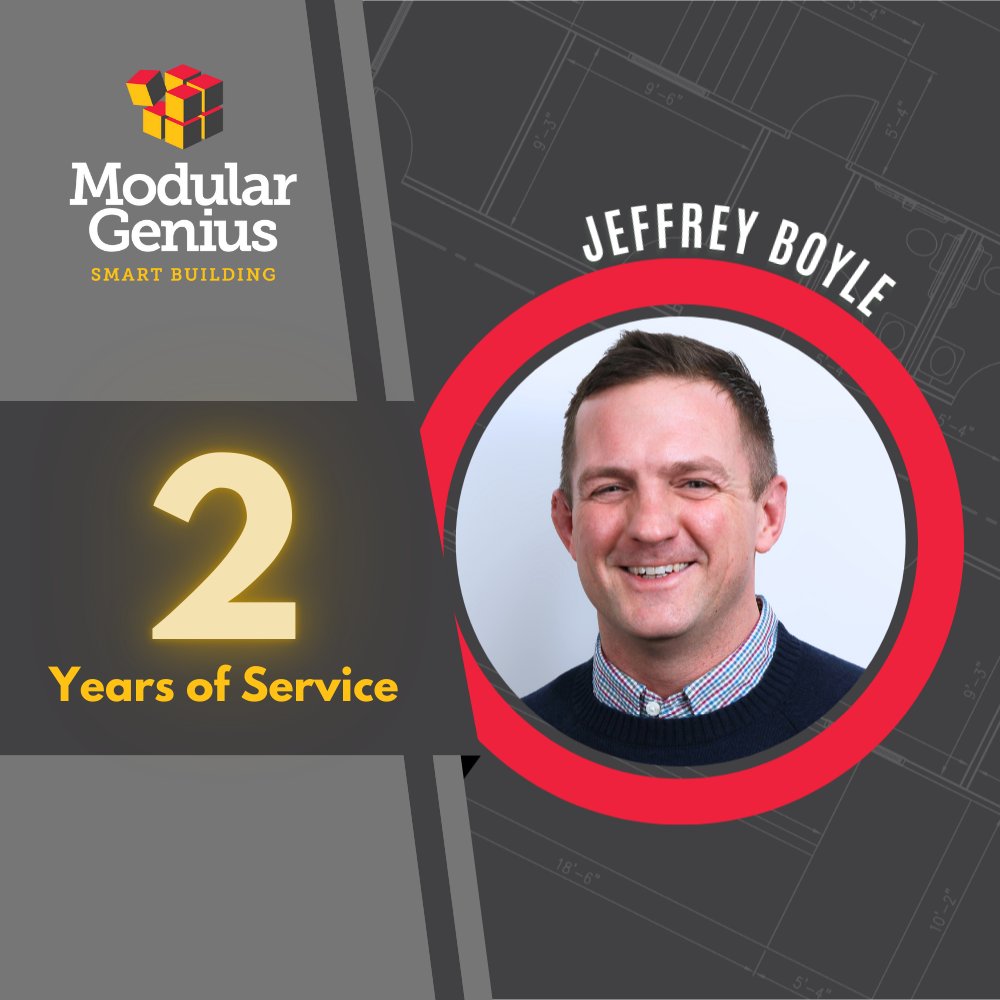 ModularGenius's tweet image. Celebrating 2 years with Jeffrey Boyle! As a Senior Project Manager, his dedication and expertise continue to make a strong impact at Modular Genius.

Please join us in congratulating Jeffrey on his 2-year milestone!