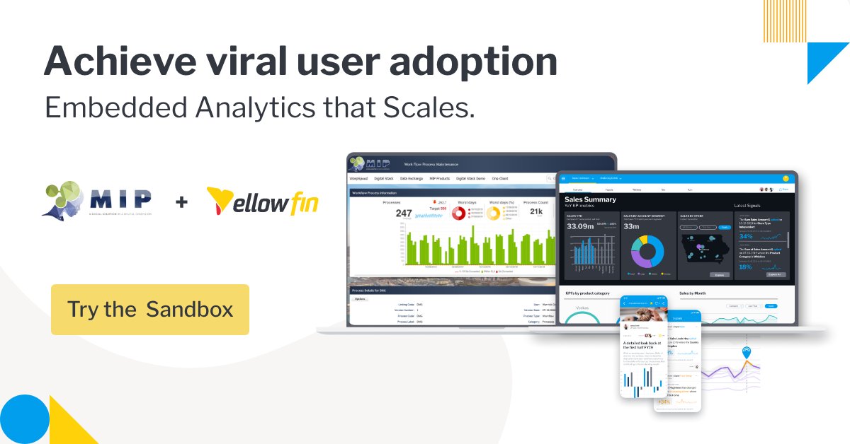 EmbarcaderoTech's tweet image. RAD Studio devs: want analytics that fit naturally into your product?

The Yellowfin Sandbox shows how embedded reporting keeps users in workflow—not in another app.

This webinar walks you through adding it in under an hour. 👉 tinyurl.com/59x3m5nb

#EmbeddedAnalytics…