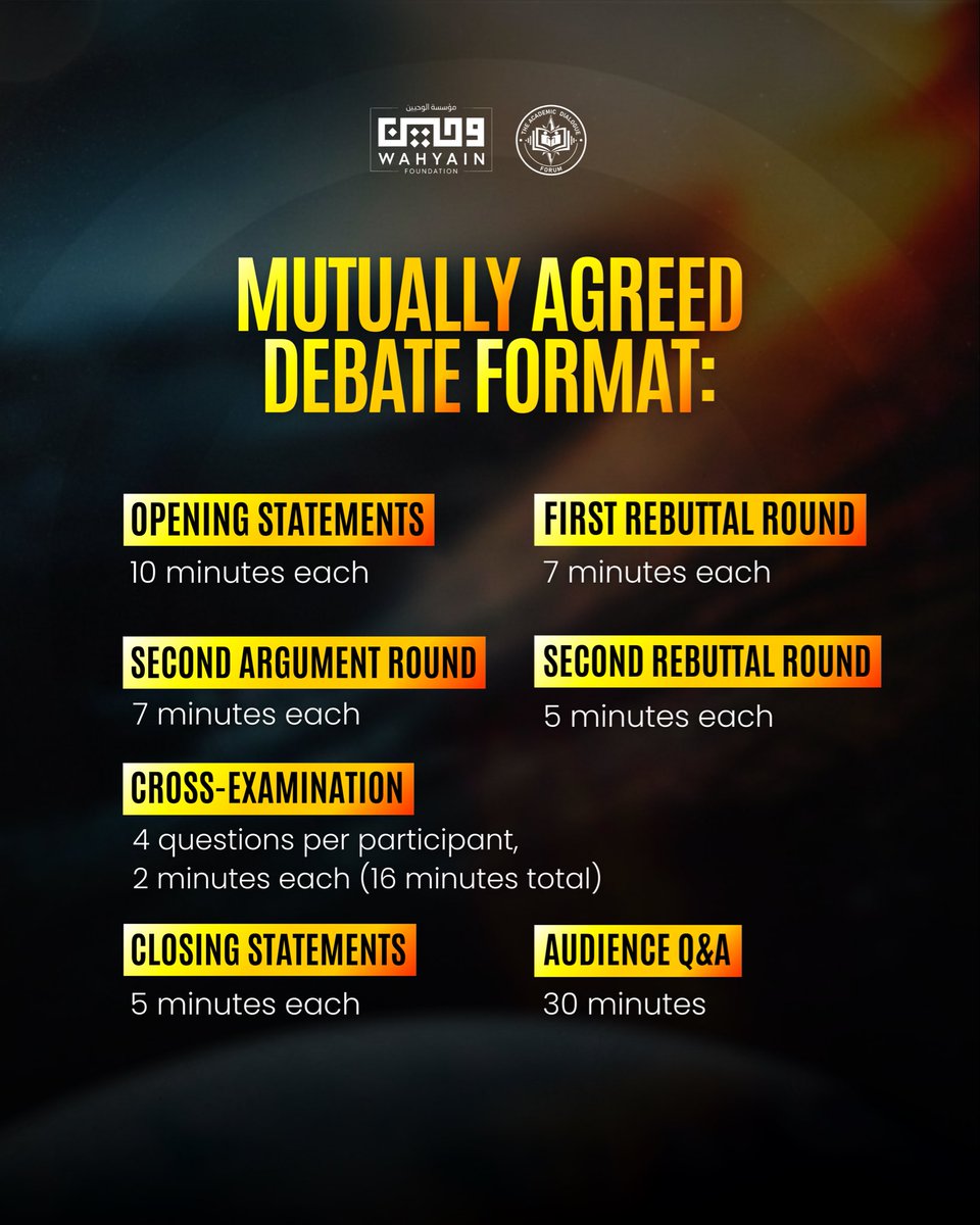 An academic #debate on “Does God Exist?” between <a href="/muftishamail/">Mufti Shamail Nadwi</a> and <a href="/Javedakhtarjadu/">Javed Akhtar</a>, moderated by <a href="/abhisar_sharma/">Abhisar Sharma</a>, will be held on 20 December in Delhi (by invitation only).

Watch the live broadcast on the official YouTube channel:
youtube.com/@muftishamail