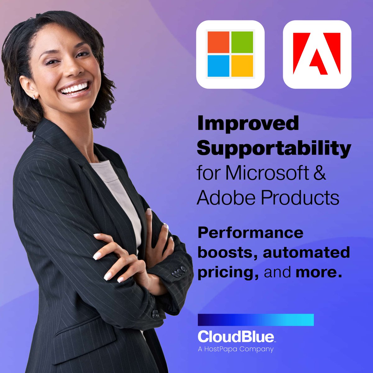 New updates for Microsoft and Adobe services in CloudBlue Commerce:
• Improved billing accuracy
• Automated pricing
• Better customer experience

Explore all updates 👉 ow.ly/Lmz350XymC4