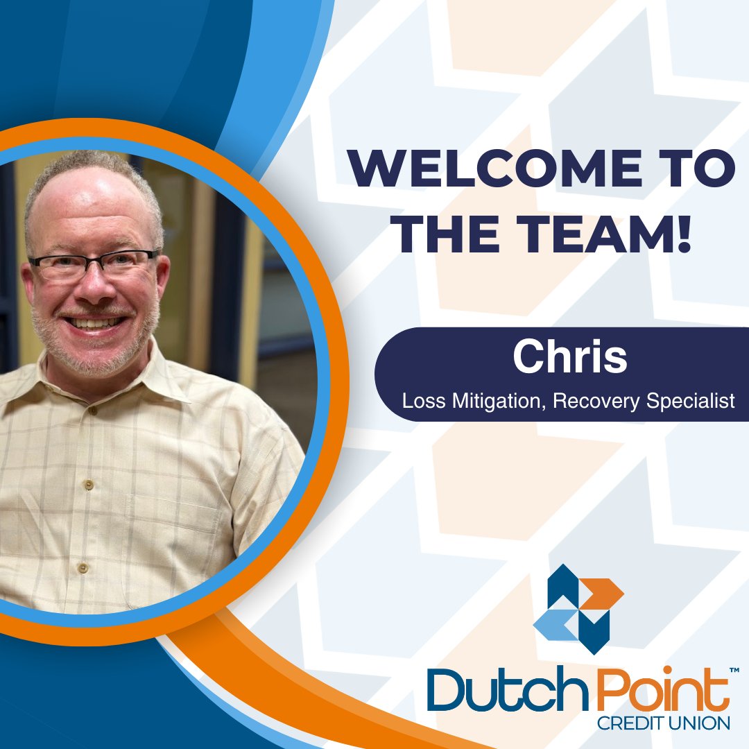 DutchPointCU's tweet image. 💙🧡 New faces at the Point!
Join us in welcoming Chris and Candace!
We’re excited to have them both on the Dutch Point team — bringing experience, heart, and a member-first mindset to every point of service. 😊

#TeamDutchPoint #DutchPointCU #MakeEveryPointCount