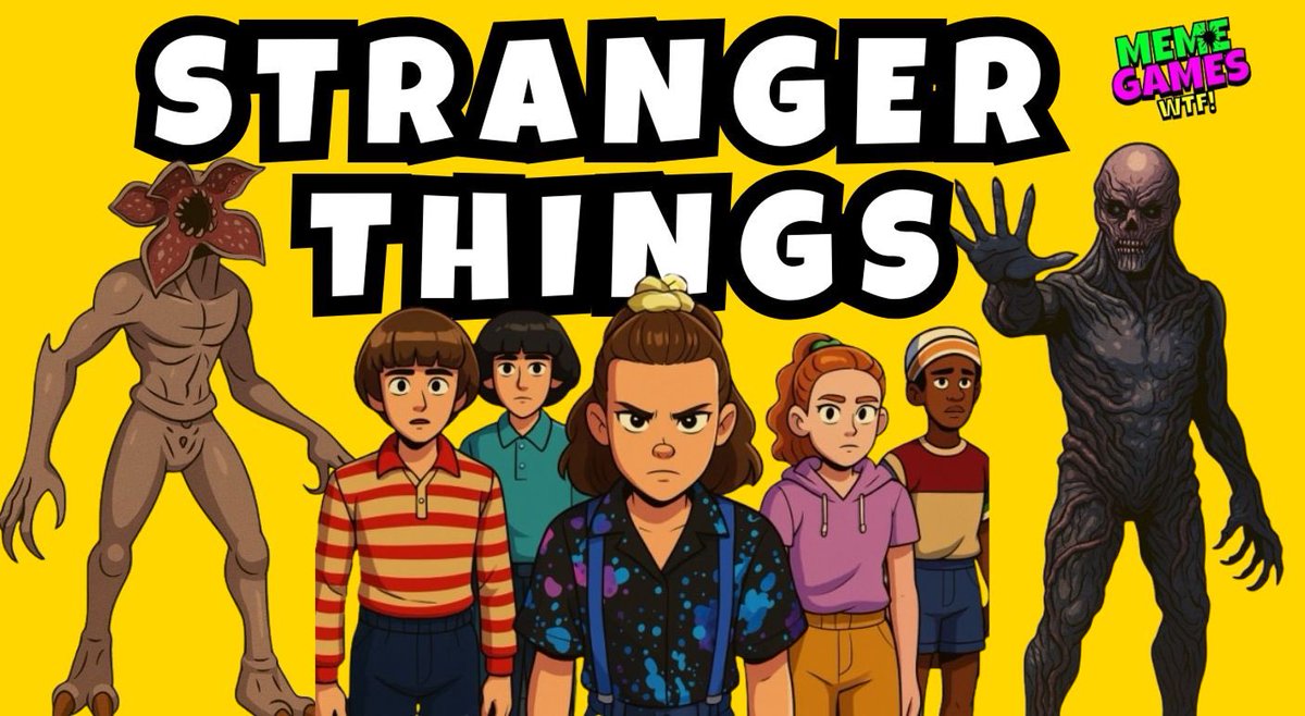 memegameswtf0's tweet image. Stranger things at coming... 👻
$WTF