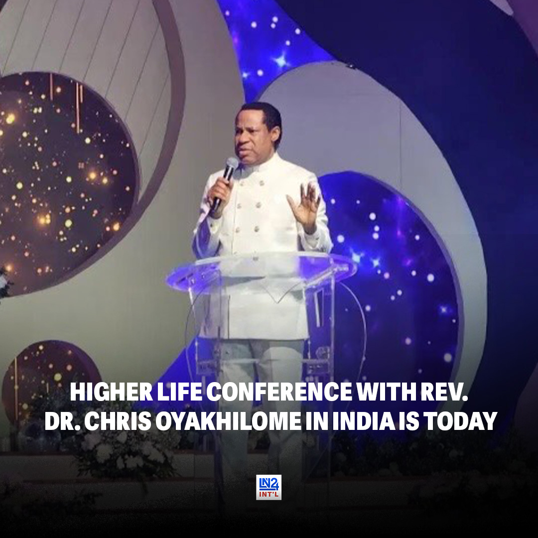 💥India is at a pivotal moment that will transform the future of the Gospel nationwide. Today, Rev. Dr. Chris Oyakhilome DSc., DSc., DD, will continue his ministry at the Higher Life Conference, guiding leaders toward greater impact, and abundant grace for the Gospel.