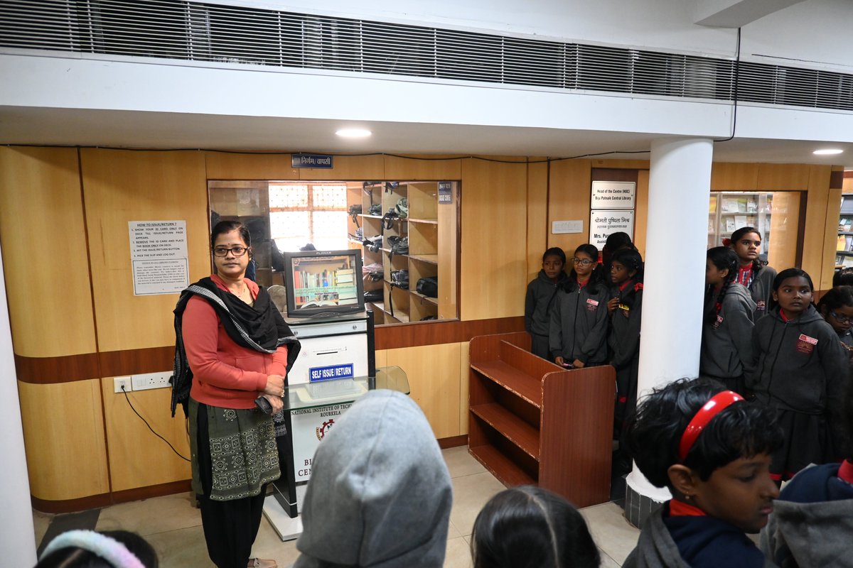 BPCL_NITR's tweet photo. On the eve of the celebration of National Library Week on November 20, 2025, KVS NIT Rourkela students visited the BPCL, NIT Rourkela, and explored the books and digital resources. BPCL motivated the students to increase reading habits and focus on to be more creative. https://t.co/xP6KKj0syA