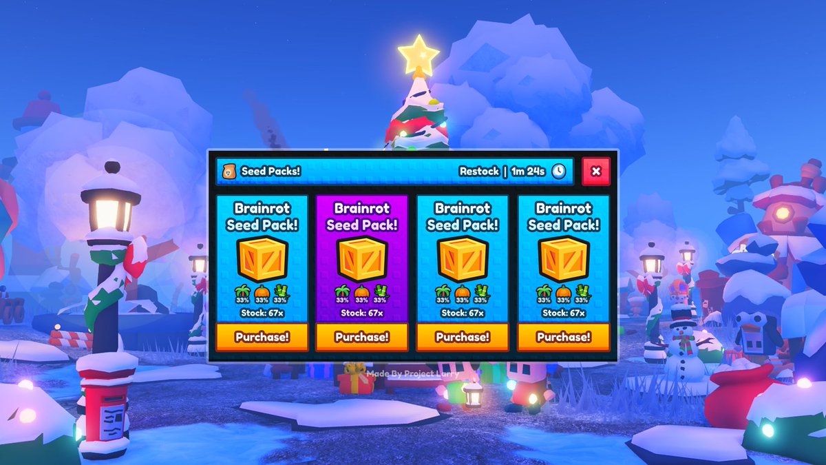 ProjectLarryUI's tweet image. Cartoony Stud Style Seed Pack Shop UI⭐️

Made this UI on my phone😭

📌#Roblox #robloxart #RobloxDev #RobloxDevs #RobloxUI #robloxGFX #robloxstudio