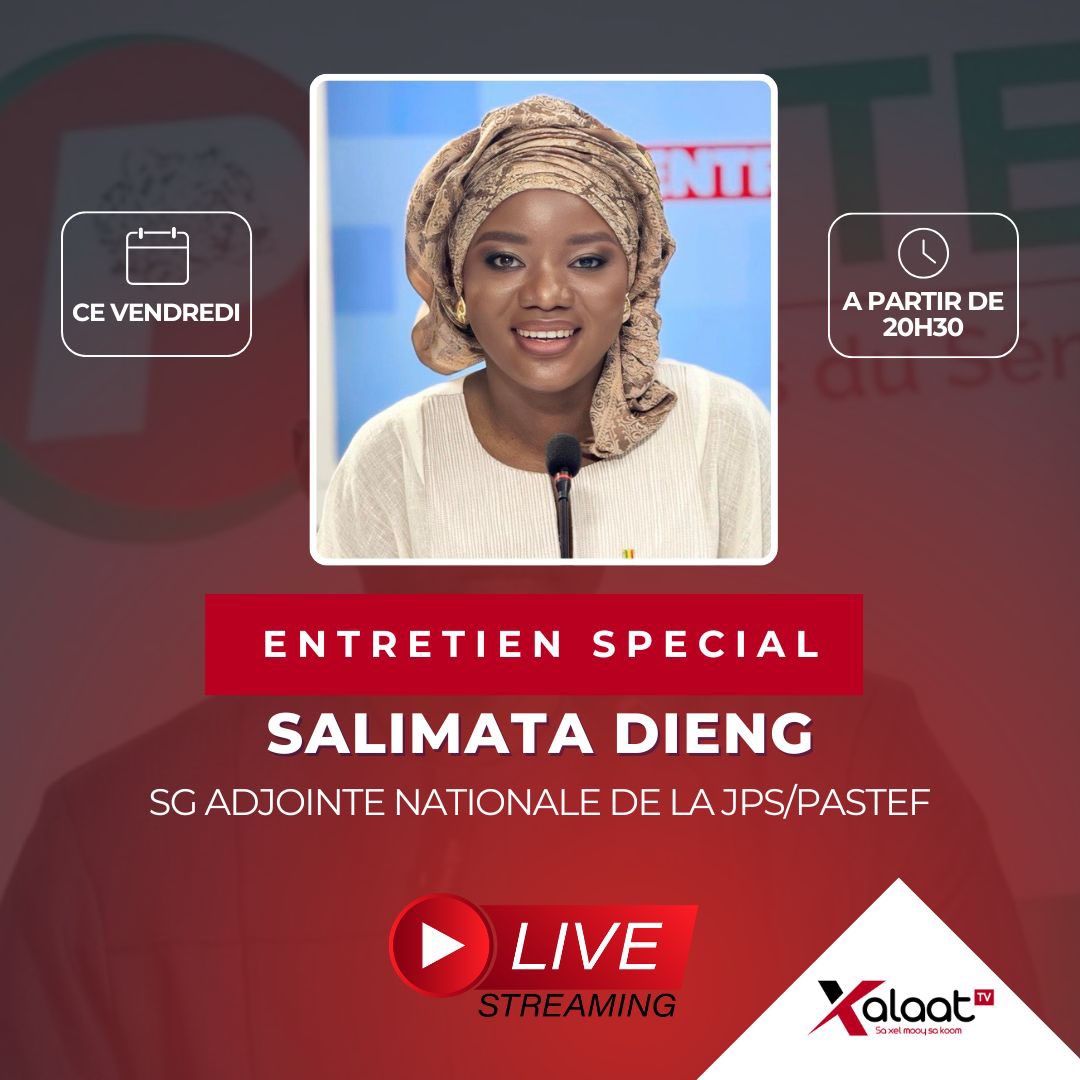 Salam cher réseau 
Merci de bien recevoir mes xalaat dans Ëttu xalaat sur xalaat Tv ce soir à partir de 20h30.