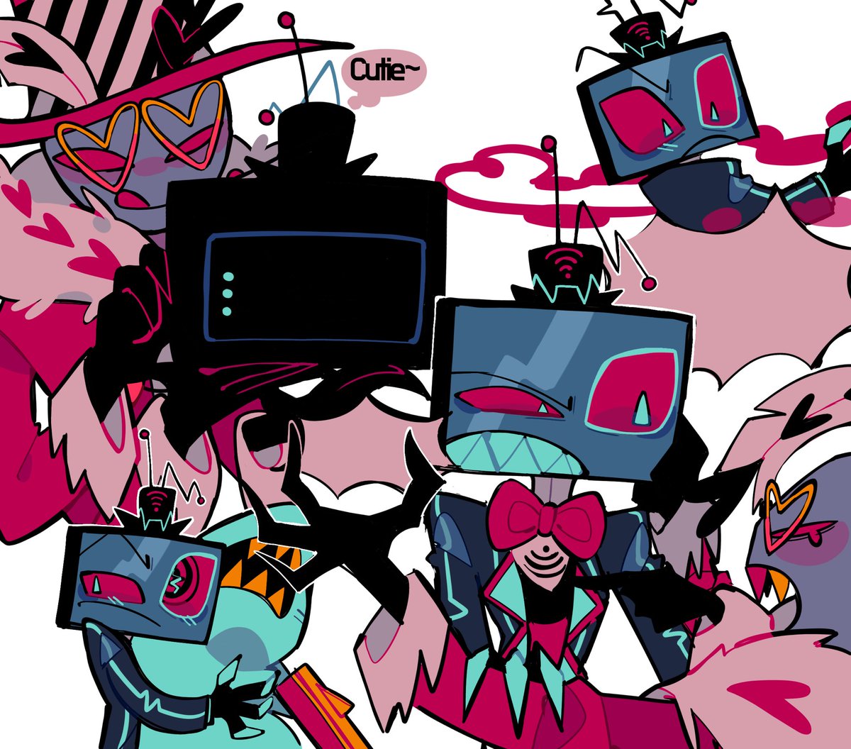 0HHCHEN's tweet image. #HazbinHotelFanart #HazbinHotel #Voxval