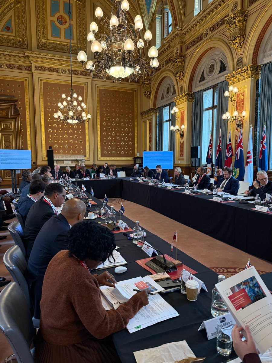 Yesterday, I joined the Joint Ministerial Council with UK Ministers and Overseas Territory Leaders.

I highlighted the strength of Bermuda’s economy and key investment opportunities.

Grateful to <a href="/BDALondonOffice/">Bermuda London Office</a> for supporting this vital platform for Bermuda’s voice.
