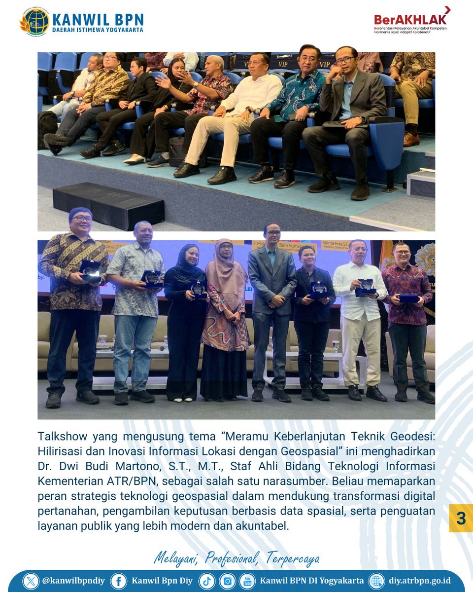 kanwilbpndiy's tweet image. Halo #SobATRBPN DIY,
Mendorong Inovasi Geospasial: Kanwil BPN DIY Hadiri Talkshow Teknik Geodesi UGM

#MelayaniProfesionalTerpercaya

Selengkapnya di instagram.com/p/DRmlgp1iZrm/…