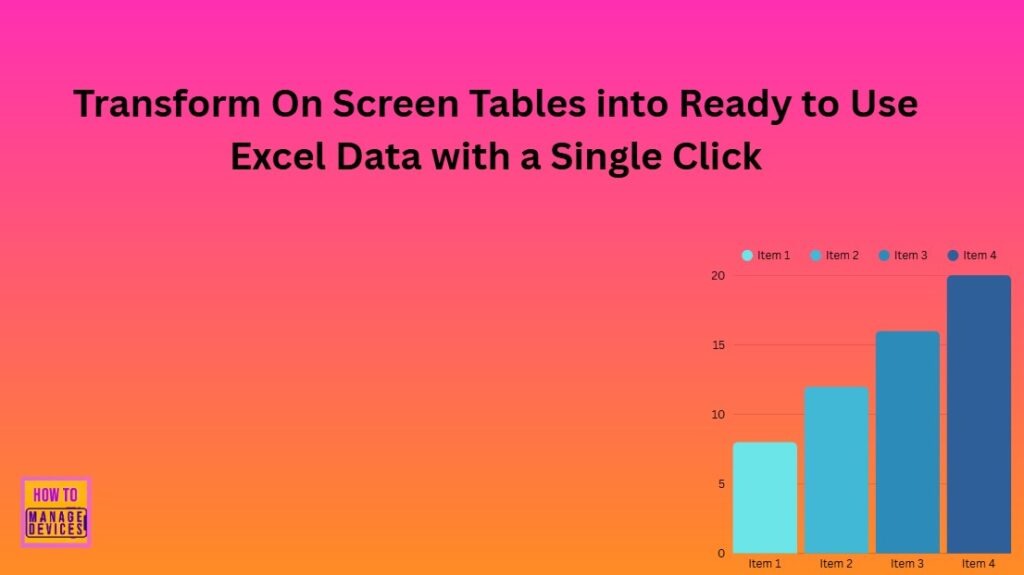 htmdcommunity's tweet image. 🎯 Save Time &amp;amp; Reduce Effort By Automating Common Tasks 
anoopcnair.com/on-screen-tabl…
✅Transform On Screen Tables Into Ready To Use Excel Data With A Single Click