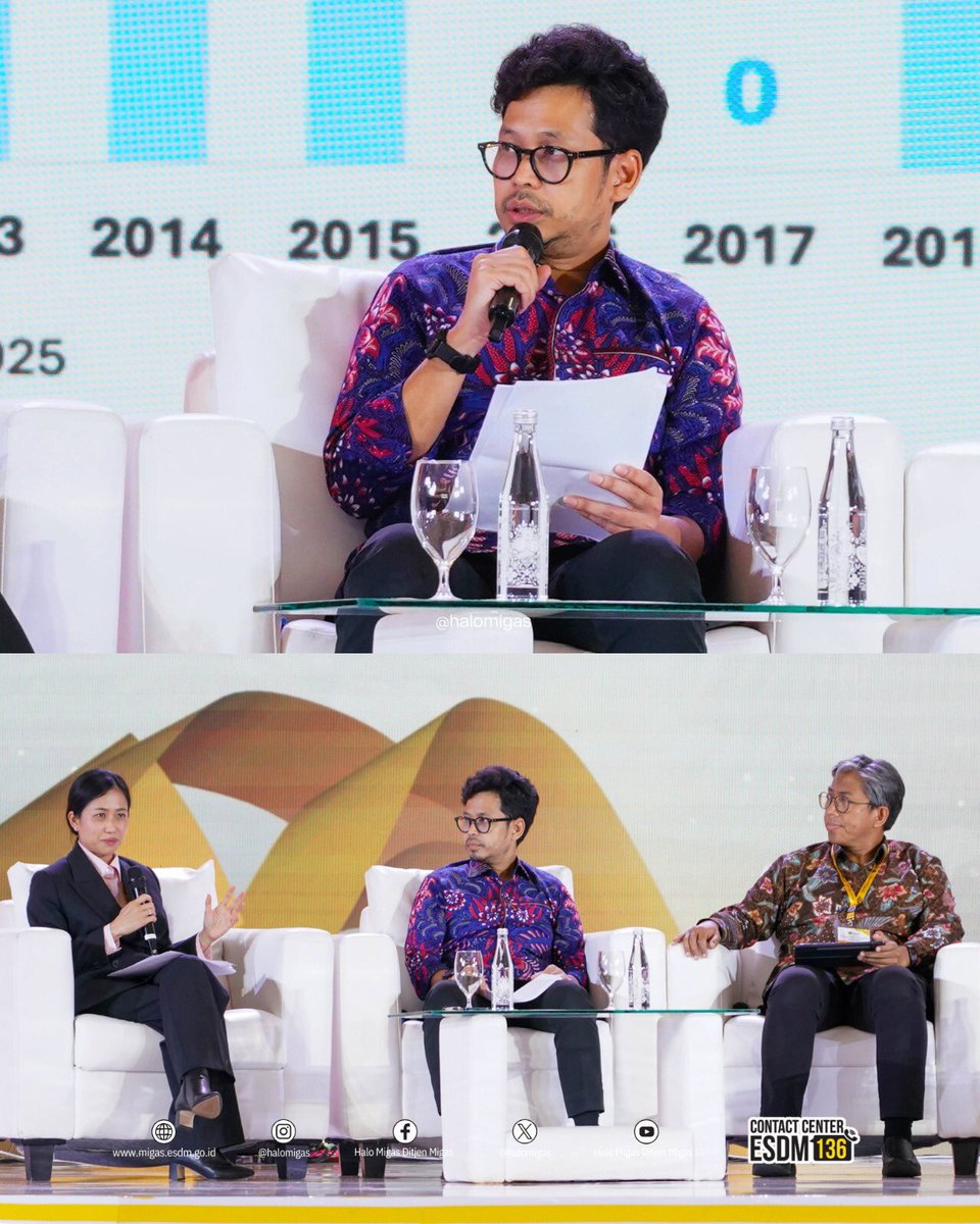 halomigas's tweet photo. Sahabat Migas, menggali potensi tersembunyi (upside potential) &amp; membuka peluang eksplorasi baru (play openers) di Indonesia bukan sekadar wacana, melainkan target strategis yg dibahas tajam dalam Plenary Session ke II Indonesia's Oil &amp; Gas Exploration (IONGE) 2025.

#hulumigas https://t.co/0VcRJaTXJk