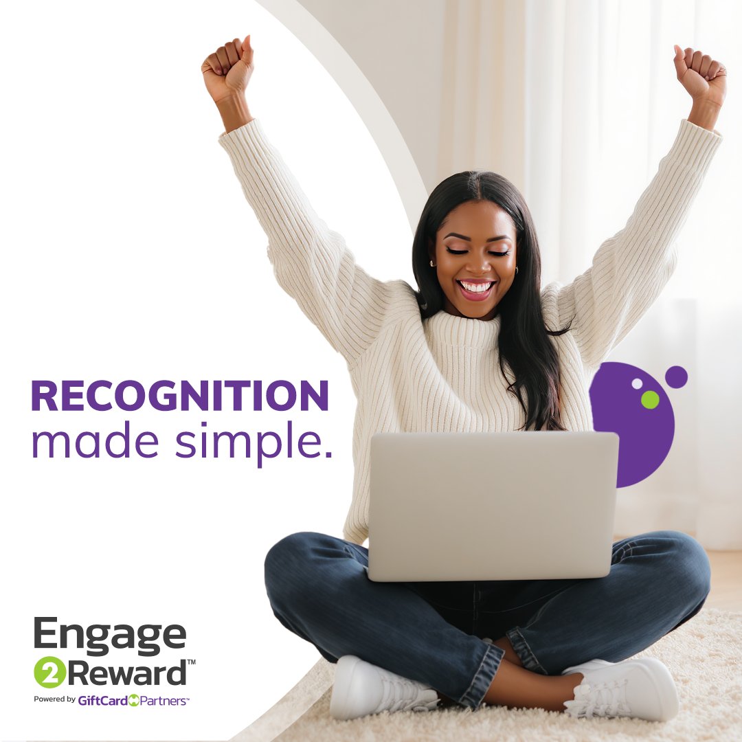 GiftCardPartner's tweet image. Recognition made simple. Send, track, and manage gift card rewards—anytime, anywhere—with the Engage2Reward™ Gift Card Ordering Platform.
Recognition that fits your goals, your budget, and your timeline. 
hubs.li/Q03SHzjc0 
#EmployeeRecognition