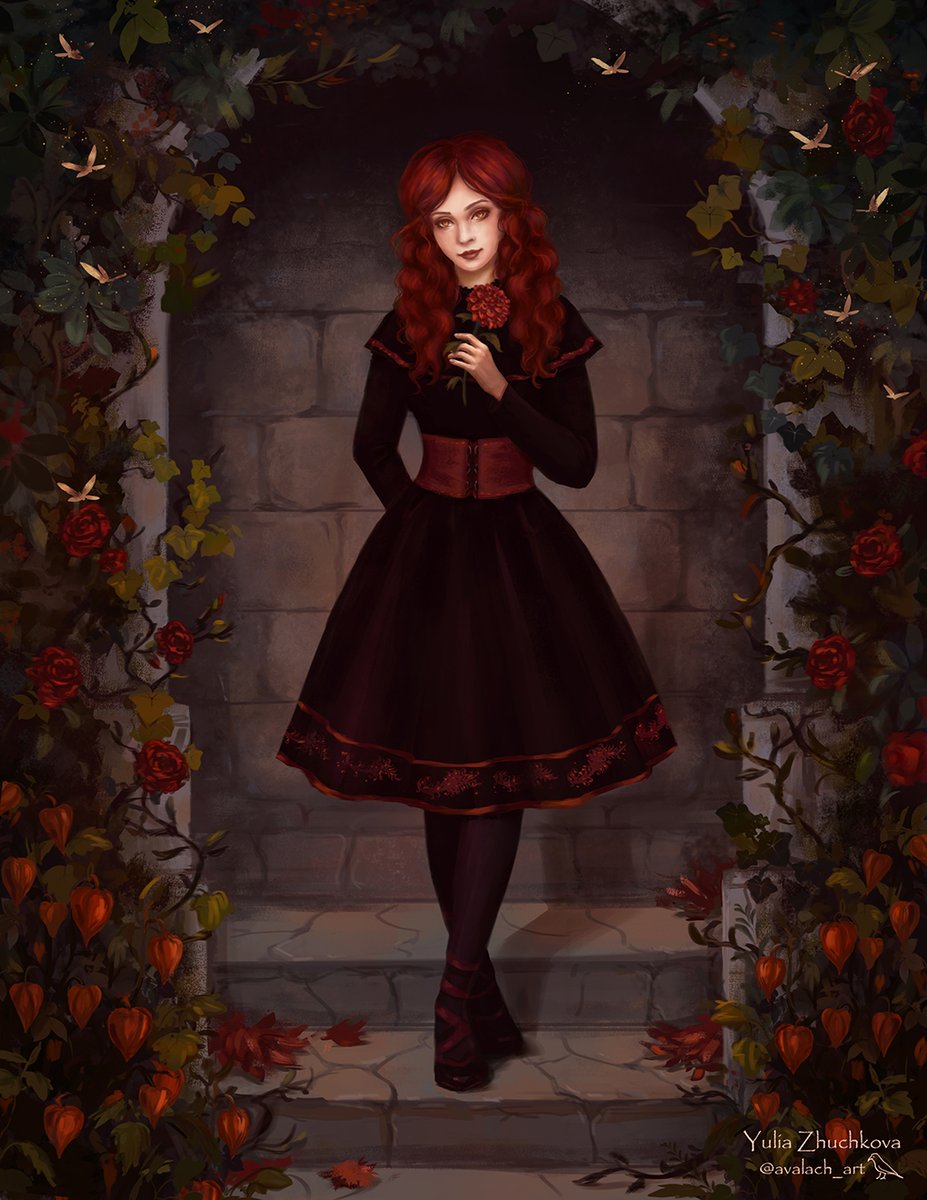 Avalach_'s tweet image. Illustration I painted for the book „Wie Schatten in der Dämmerung“ by Laura May Strange. 

#bookart #bookcharacter