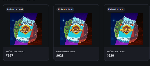 Max minted my allocations for <a href="/pixilandsocial/">PIXILAND: Age of Heroes</a>!

Hopefully all my lands are large 🤩