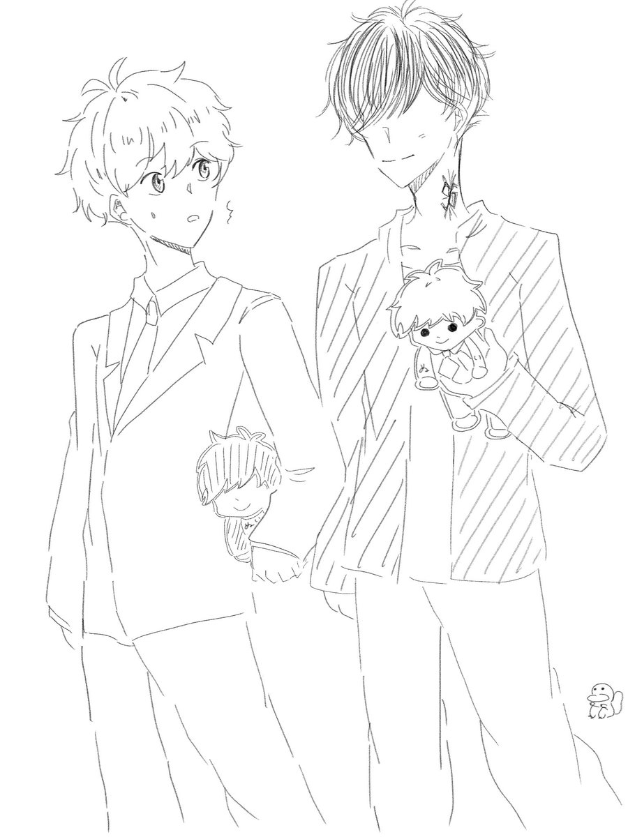 くじとグッズの、落書き