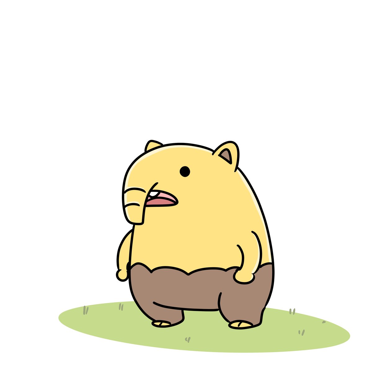 「あ!野生のスリープがとびだしてきた」|Mr.Aのイラスト