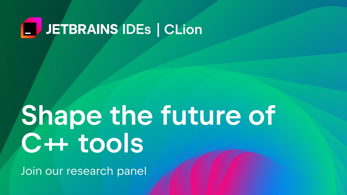 clion_ide's tweet image. Do you code in C or C++? 💻
We’d love to chat! 

We’re recruiting for upcoming user interviews to discuss your development experience in C and C++.

✅ Non-CLion users are welcome
✅ You will be compensated for your time

Join our participant list here 👇
jb.gg/clion-research……