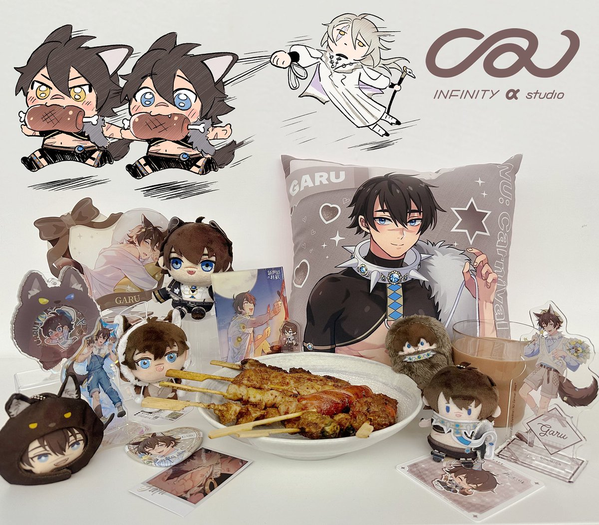 「聽說今天要帶的兩個孩子非常活、ㄆ......」
🐺🐺🍖
#狼狼上口
#撒狼嘿優
#雙狼枕頭
#HappyGaruDay2025 #HappyKaruDay2025