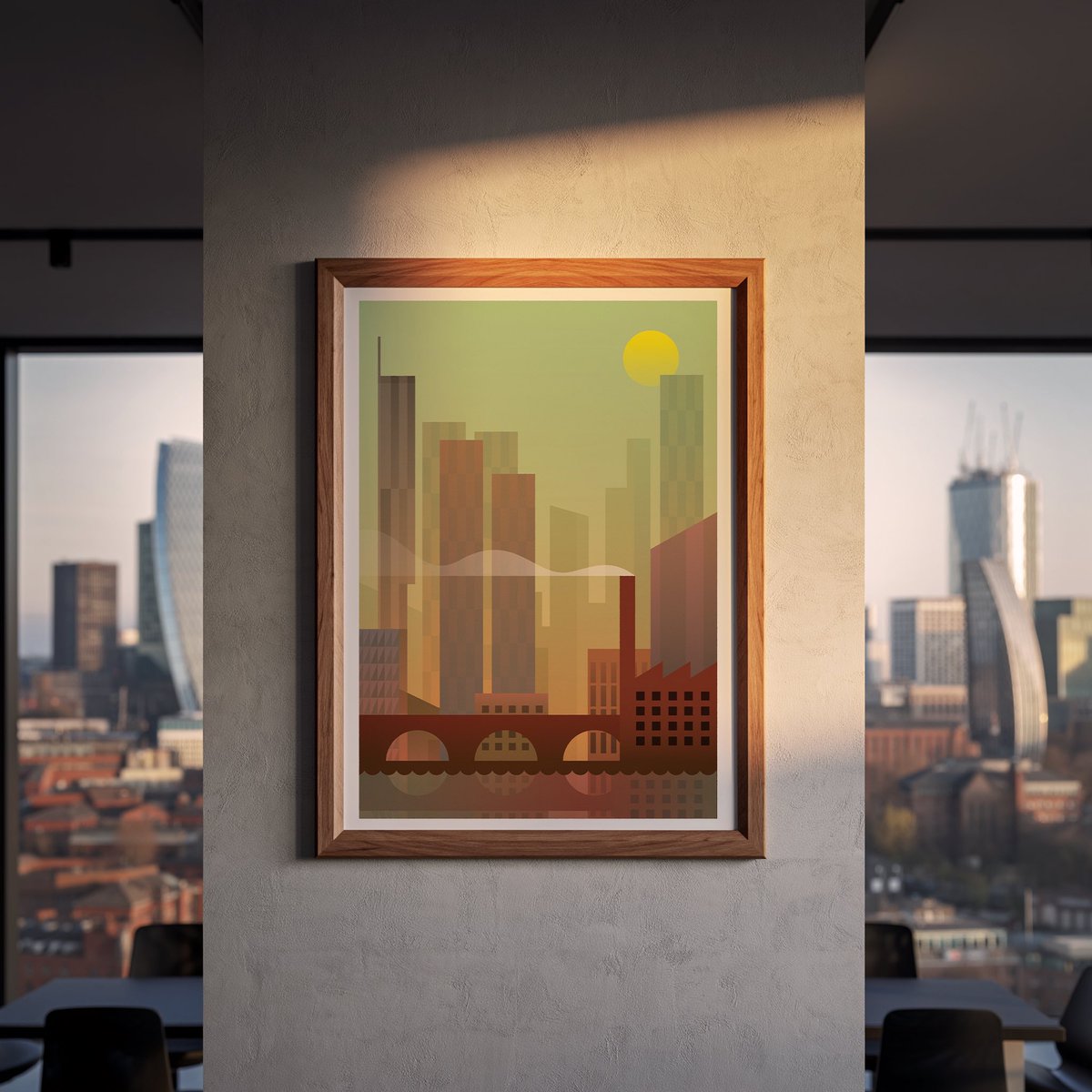 stan_chow's tweet image. “Mancunia” A new print added to thestanleychowprintshop.com