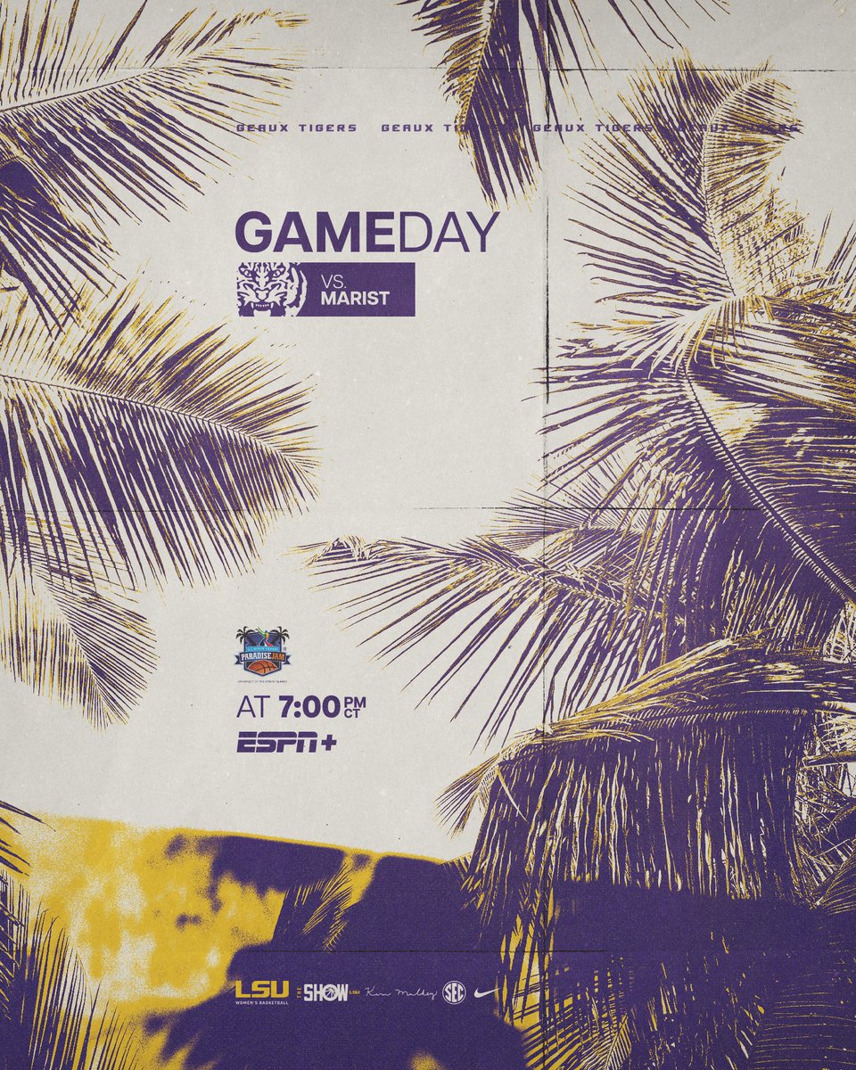LSUwbkb's tweet image. Gameday In St. Thomas