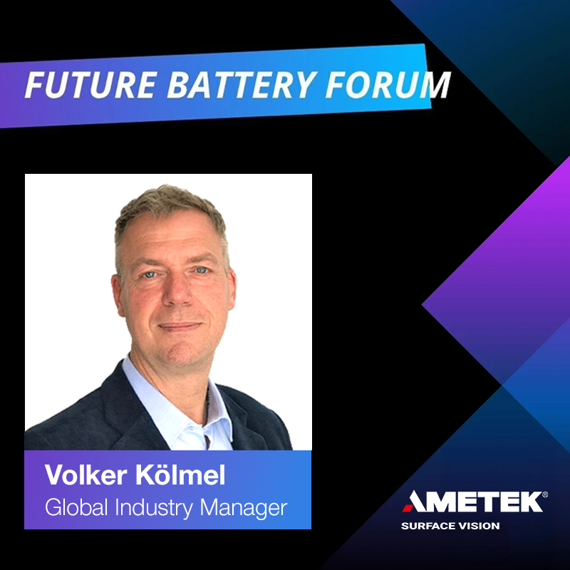 Did you meet Volker at the Future Battery Forum last week? 🔋

He spent time connecting with industry leaders and sharing why surface inspection technology is critical for consistent quality and reliability in battery manufacturing.

From electrode and separator inspection to