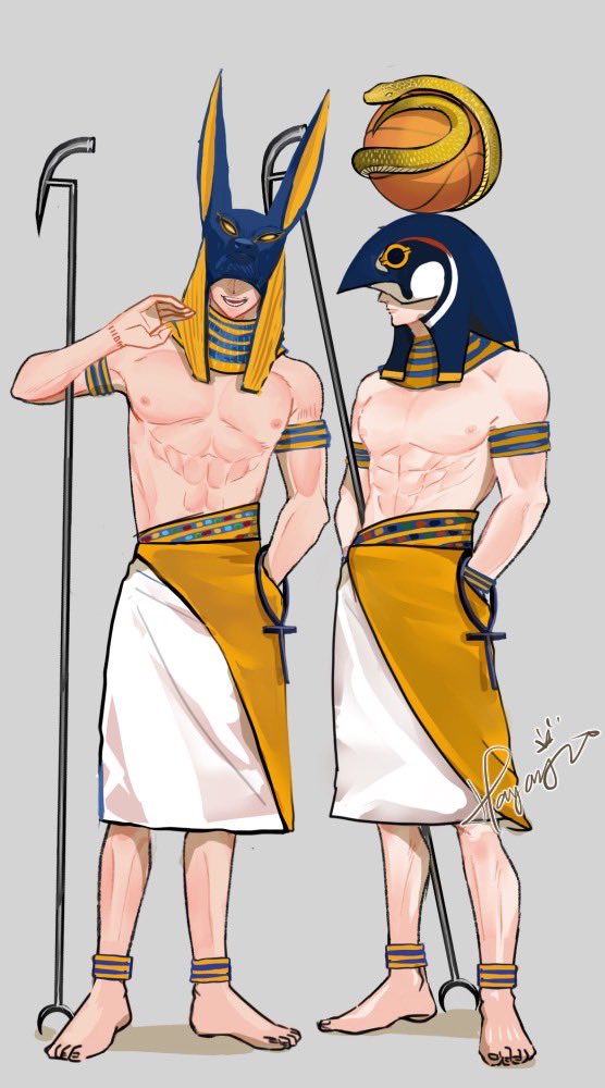 流花&amp; エジプト神パ