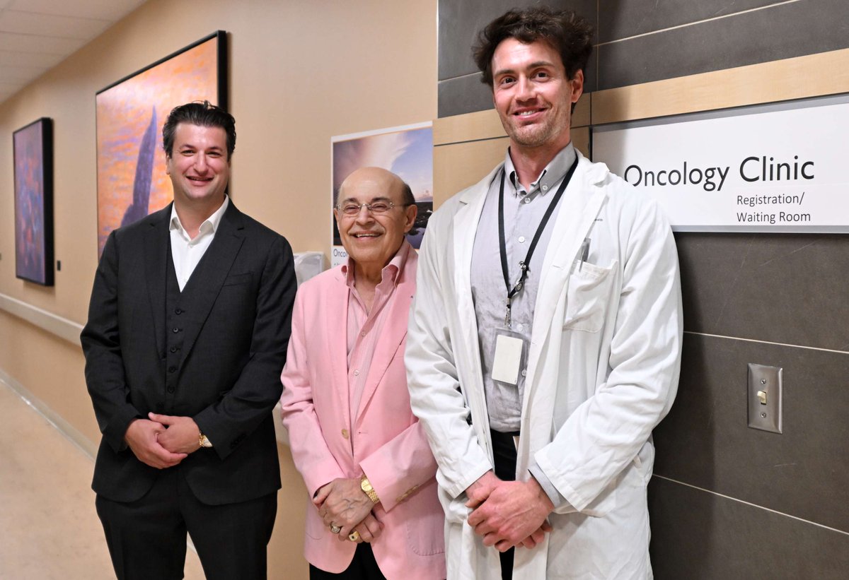 OslerFoundation's tweet photo. Because of community support, lives are being transformed.

When Dr. Brandon Sheffield and oncologist Dr. Marco Iafolla treated patient Dr. Zak Kidy, they faced a cancer that had resisted every conventional treatment. But thanks to advanced molecular testing developed  right here at Osler, everything changed.

The test revealed a rare genetic marker—one that made Dr. Kidy a candidate for an immunotherapy not typically used in prostate cancer. Within weeks, his cancer had all but vanished .

This is the future of cancer care: personalized, precise, and powered by compassion—and it’s happening right here at William Osler Health System.

Read Dr. Sheffield’s story and see how donor support makes breakthroughs like this possible:  https://t.co/HGwap4Ukhv